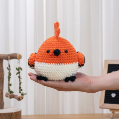 Hoopoe Bird amigurumi pattern by The Loop Story
