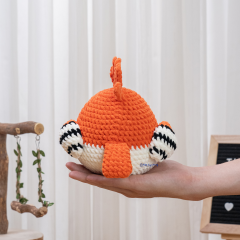 Hoopoe Bird amigurumi pattern by The Loop Story