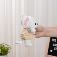 Mouse Couple amigurumi by The Loop Story