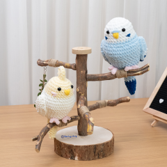 Parrot Blue Budgie amigurumi pattern by The Loop Story