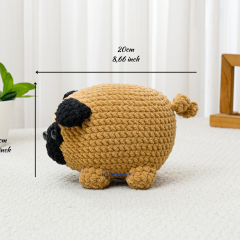 Pug Dog amigurumi pattern by The Loop Story