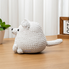 Samoyed amigurumi by The Loop Story