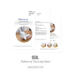Seal amigurumi pattern by The Loop Story