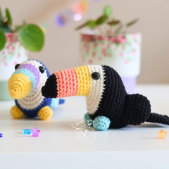 Tilly the toucan amigurumi by LikeALigerCrochet