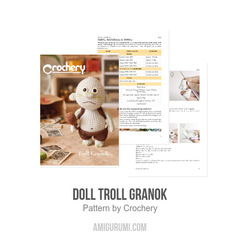 Doll Troll Granok amigurumi pattern by Crochery