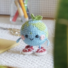 Earth amigurumi by Cocorumi Design