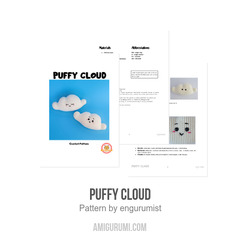 Puffy Cloud amigurumi pattern by engurumist