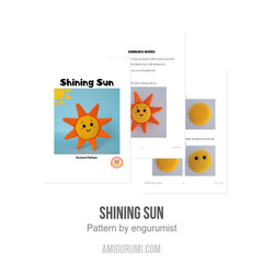 Shining Sun amigurumi pattern by engurumist