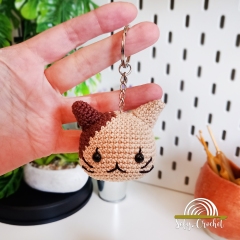 Cat Bag Charm amigurumi pattern by SefyCrochet