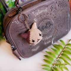 Cat Bag Charm amigurumi pattern by SefyCrochet