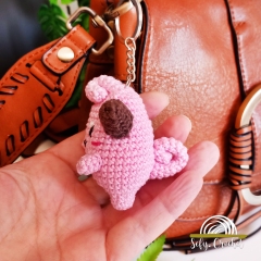 Cleffa Bag Charm amigurumi pattern by SefyCrochet