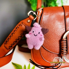 Cleffa Bag Charm amigurumi pattern by SefyCrochet