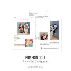 Pumpkin Doll amigurumi pattern by Domigurumi