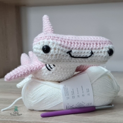 Hank the Hammerhead Shark amigurumi pattern by Little Green Bear
