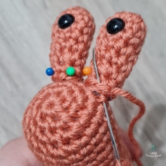 Horace the Hermit Crab amigurumi pattern by Little Green Bear