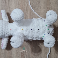 Lawrence the Lamb amigurumi pattern by Little Green Bear