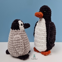 Pru the Penguin amigurumi by Little Green Bear