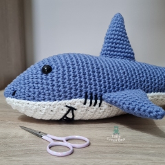 Shane the Shark amigurumi by Little Green Bear
