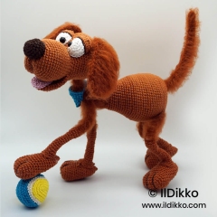 Rusty the Retriever amigurumi pattern by IlDikko