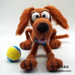 Rusty the Retriever amigurumi by IlDikko