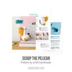 Scoop the Pelican amigurumi pattern by airali design