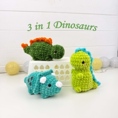 3 in 1 Dinosaurs