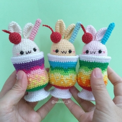 Bunny Rainbow Float