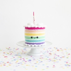 Rainbow Birthday Cake