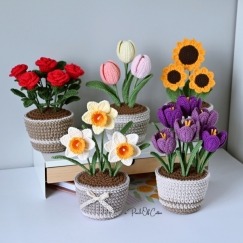 Flowers in a Pot (5 in 1 bundle)