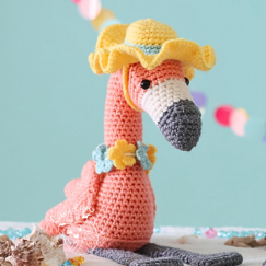Ray the summer flamingo