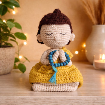 Little Buddha amigurumi pattern by Crochery