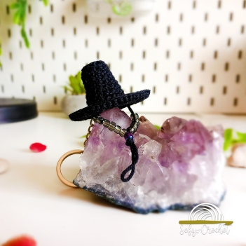 Korean Hat Keychain amigurumi pattern by SefyCrochet