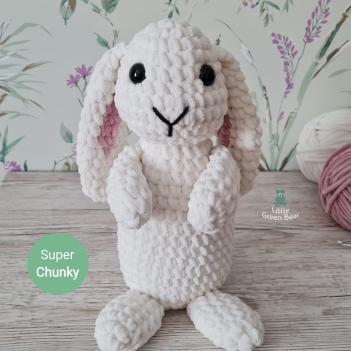 Beryl the Bunny amigurumi pattern by Little Green Bear