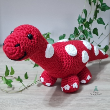 Don the Diplodocus amigurumi pattern by Little Green Bear