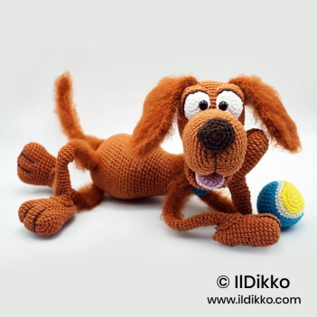 Rusty the Retriever amigurumi pattern by IlDikko