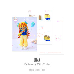 Lina amigurumi pattern by P'tite Peste