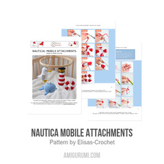 Nautical Mobile Attachments amigurumi pattern by Elisas Crochet