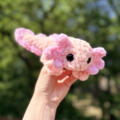 No Sew Axolotl amigurumi pattern by unknown