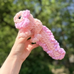 No Sew Axolotl amigurumi pattern by unknown
