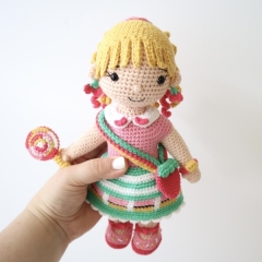 Candice Candy Girl amigurumi by Smiley Crochet Things