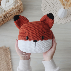 Woodland Pillows - Fox Bear Bunny amigurumi pattern by Ana Maria Craft