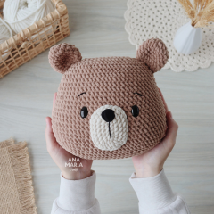 Woodland Pillows - Fox Bear Bunny amigurumi by Ana Maria Craft