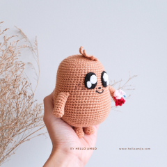 Floral Potato Crochet Pattern amigurumi pattern by Hello Amijo