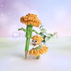 Reversible Marigold & Dahlia Fairy amigurumi by Chibiscraft
