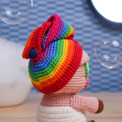 Bathilda, the Spa Queen amigurumi by Crocheniacs