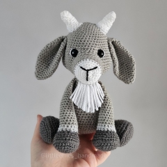 Gouda the Goat amigurumi by LittleEllies_Handmade