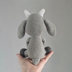 Gouda the Goat amigurumi pattern by LittleEllies_Handmade