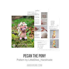 Pecan the Pony amigurumi pattern by LittleEllies_Handmade