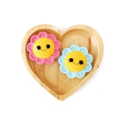 No-Sew Flower amigurumi by Stitch by Fay