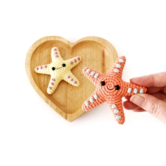 Starfish amigurumi by Stitch by Fay